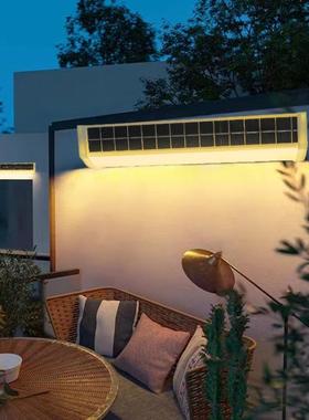 太阳能长条壁灯太阳能壁灯庭灯院灯廊台灯阶篱76451笆灯走桥梁护