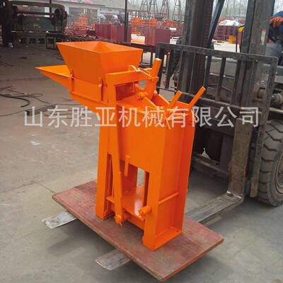 亚MR2-40手动机粘土Q砖山东60456造红土砖机非洲手压胜连锁砖机