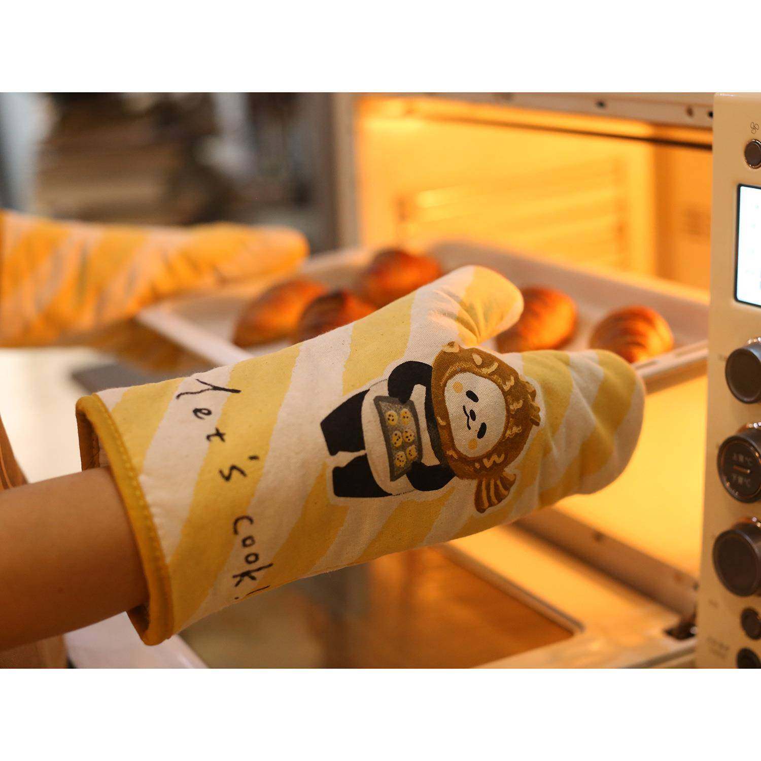 1VPK可焙爱棉烘手套烤箱专用手厨房F757M9S8微波制炉防套烫加厚隔