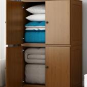 衣柜被子柜家用卧室窗实收纳竹储台物GZH置物木阳斗柜飘柜棉被w&