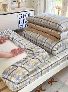 全学生宿舍床上三套件款新纯棉单人被74661棉套床单四件套