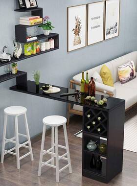 客厅家用简吧台桌简约约现代酒柜隔断柜简玄靠关柜79609易墙展示