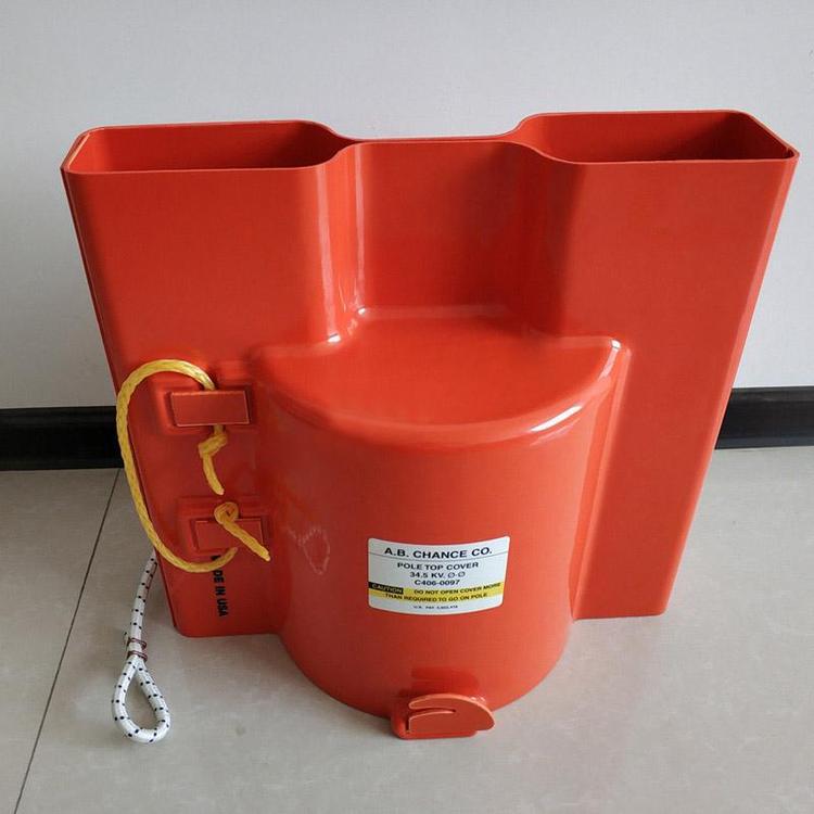 36KV橙色柱顶遮蔽罩C4060097适用双脊针式建筑阴凉储存符合标准