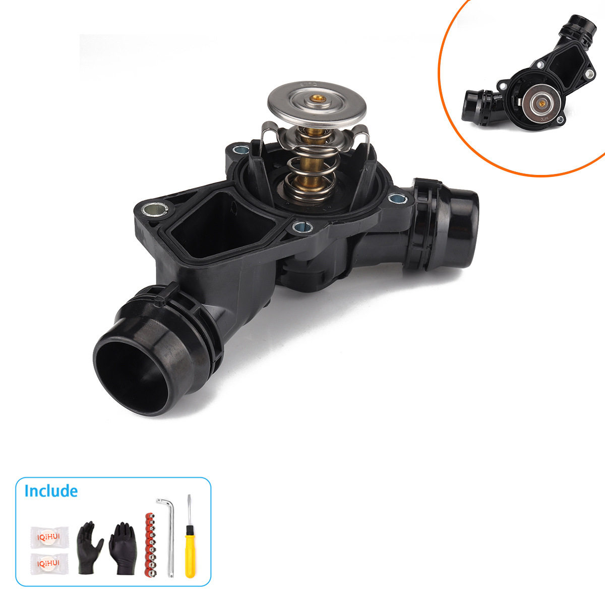 汽车恒温器/电子节温器总成OE:11531437040适用宝马3系5系/X3X5X6