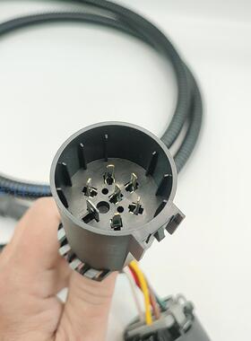 汽车美56070式拖车线束5670房拖挂尾灯线7P拖车连接7英车0尺7针皮
