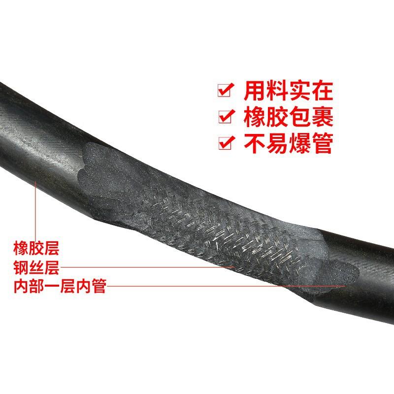 家用车机高压洗车工0管具28洗/380清洗机出水GPB管橡胶10米55型刷