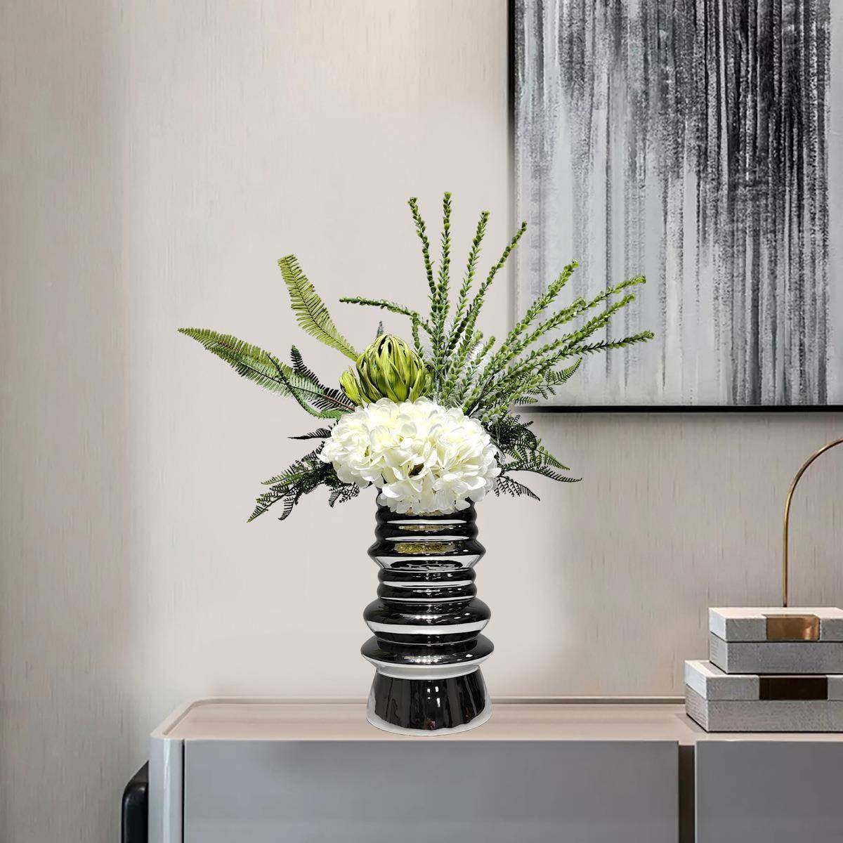 现代花艺轻奢摆件高档客玄厅茶几店样板间前台花瓶关仿真ZGD花摆,包装,五金配件包装,淘宝优惠券,粉丝福利购,淘宝优惠卷