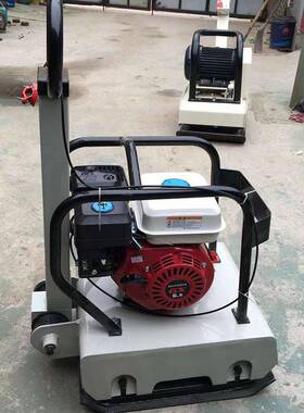 沥青路面振动平板基柴油油汽地震59289动夯实机小型双向夯电机减