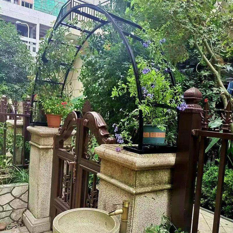 铁艺拱门花架半门爬藤架庭院拱别门柱攀爬墅架支架门头爬藤95187,农机/农具/农膜,其它农用工具,淘宝优惠券,粉丝福利购,淘宝优惠卷