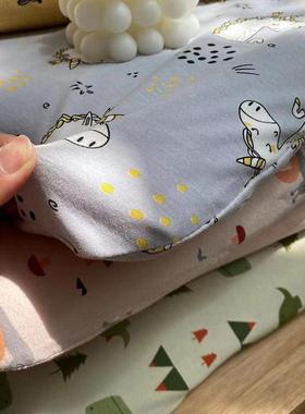枕全棉针织儿童枕幼儿园学生乳胶面包c卡通印花30*VKU50四m季通用