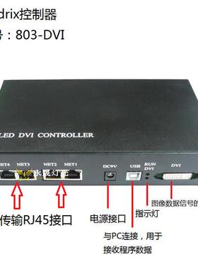 HD803TVLD幻彩控制器DI/HDMIV视频器屏幕舞台灯77405光E秀MX512控