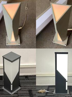 庭院3灯/3.5JD-JGD62区/4米led路灯户外防水方形景观灯小公园路道