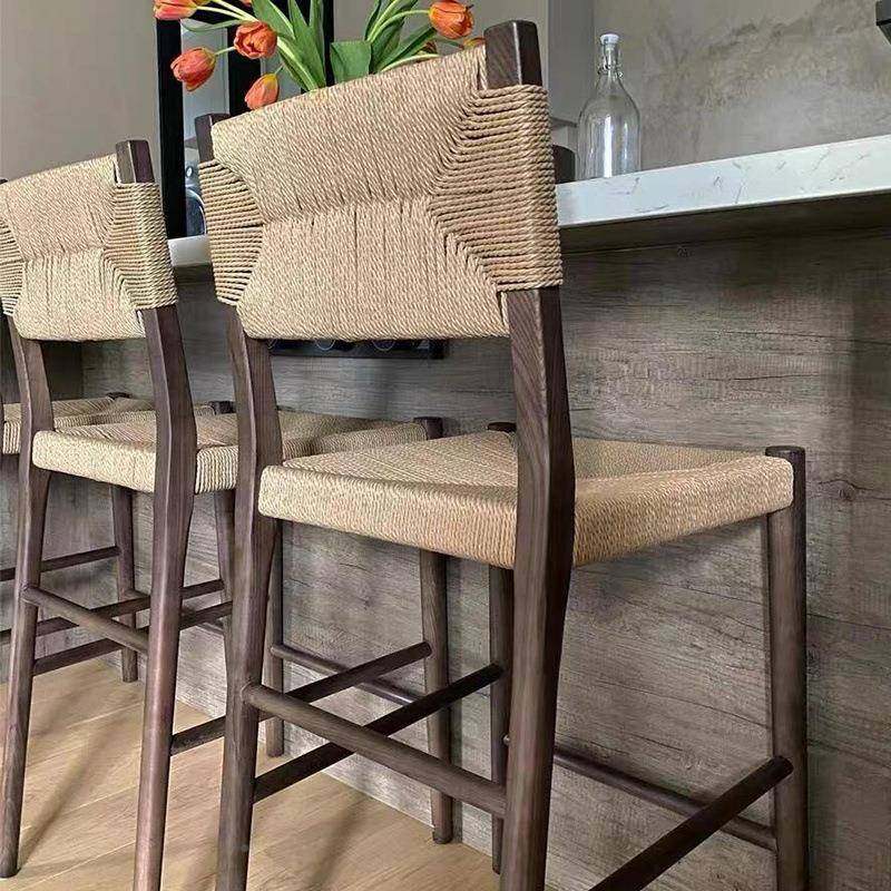 木酒吧椅16735靠高脚椅子编绳吧椅高实民宿背酒店吧台座椅手工编,农机/农具/农膜,其它农用工具,淘宝优惠券,粉丝福利购,淘宝优惠卷