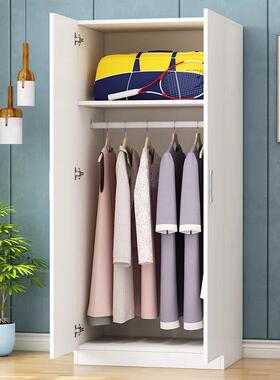 两门挂柜木质家用卧室出租房小户型可62046包定欧阳台储物式简易