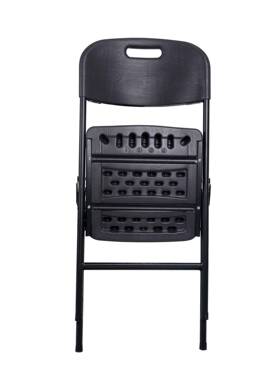 仿木纹折晒叠椅中空坐凳靠椅子背木纹休闲46805椅吹塑耐椅