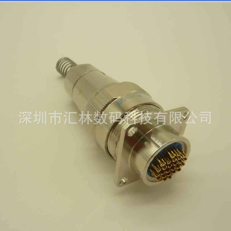 圆形空插头-SX24达航到水下2米直式护线ODD簧F航0空插头-卡扣式航