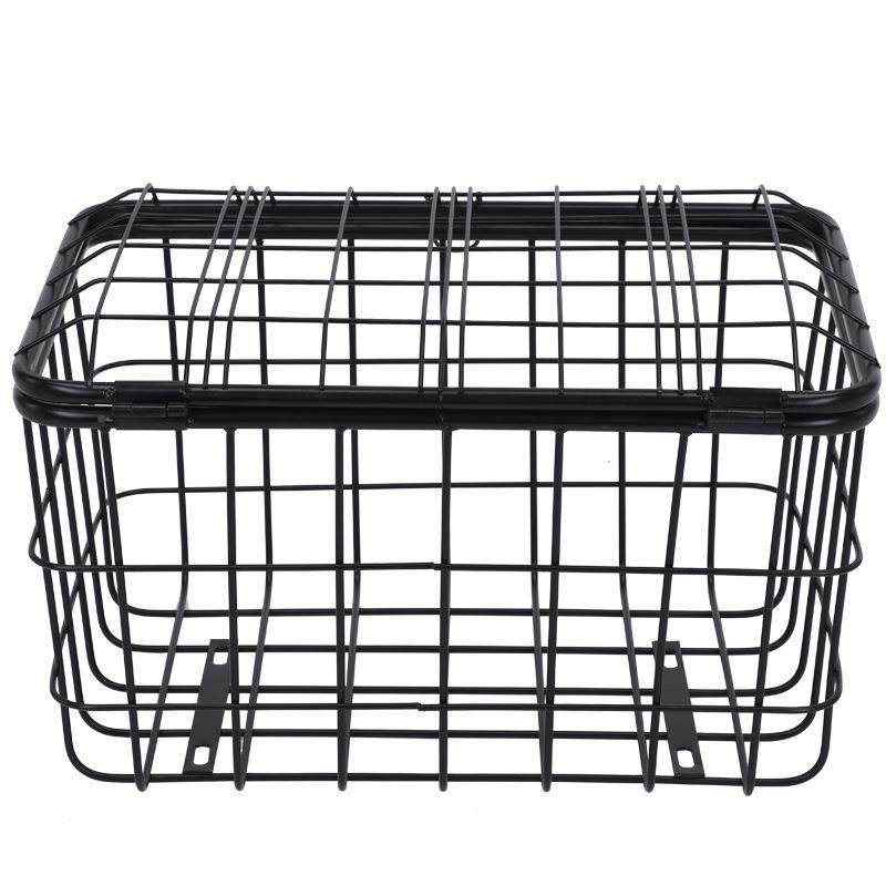 大号电动三轮带盖娄山地车外篮子自行车后尾车筐卖篮置老年94195