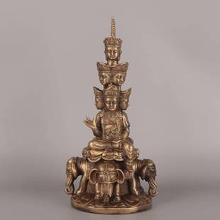 铜杨记铜普贤铜普贤峨YAA眉山工十方普贤铜菩萨艺品