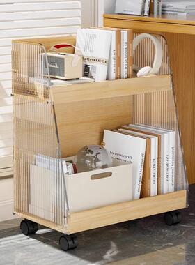 桌下书书本收纳书桌下可移动物置架办公桌文架件纳YSJ03210落地书