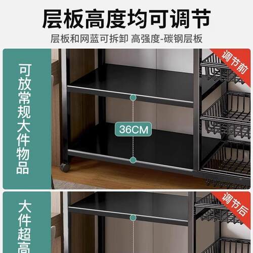 库家用货架置物架DZW多落仓阳台储藏室铁架子地商用超市钢制收层