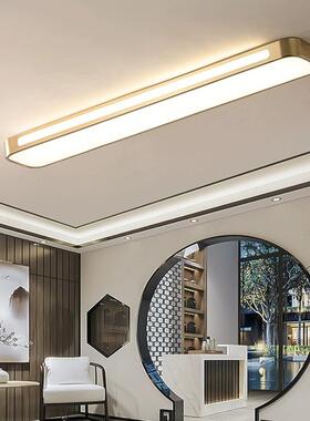 新中室式吊灯卧室中吸式顶灯实木国风中书房玄关灯茶餐厅TM-63574