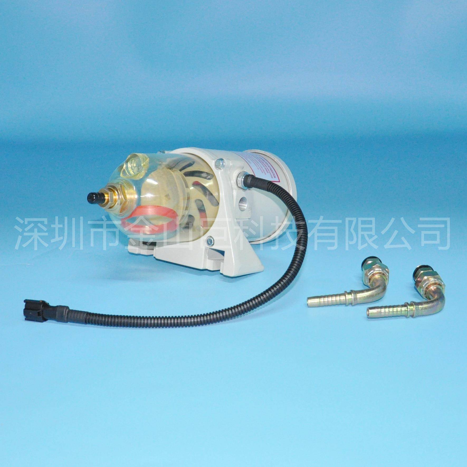 船舶重卡燃油水分离器老款500FG带加热12V柴油油水分离器总成