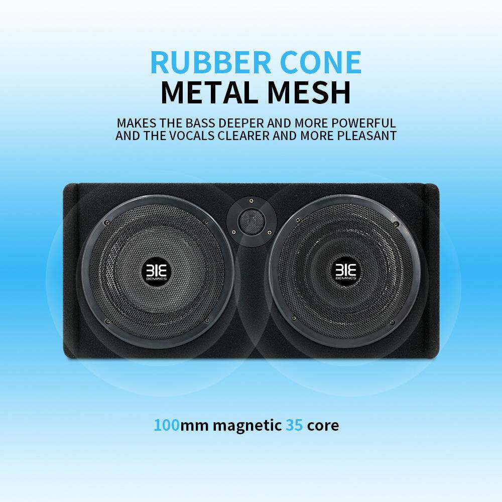 TC-0802工厂直率销车载双喇叭车低音炮有8寸源大功12V带高音载音