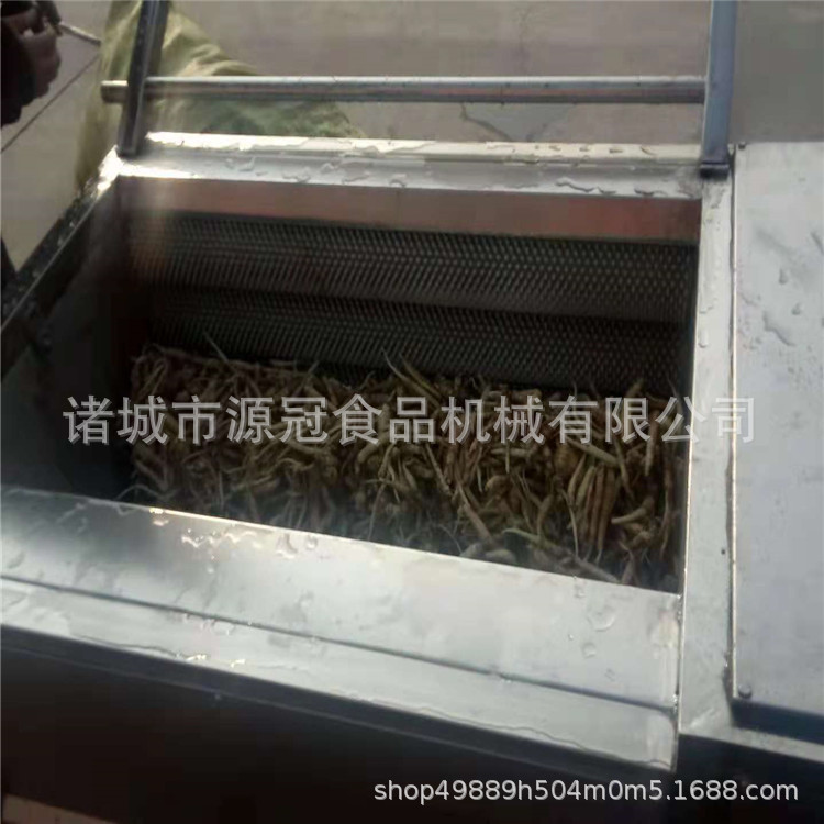 多功能毛辊清洗机满洲里地瓜土豆毛刷去泥清洗机锈钢猪蹄清洗机