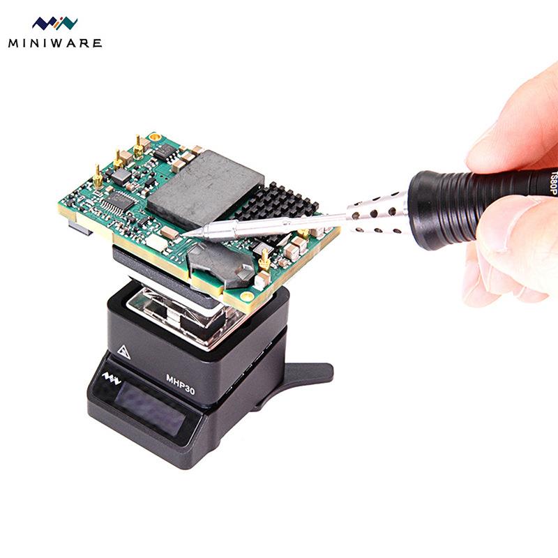 MHP0迷你加热台智能恒温支固件升方级外出TNA携持带便加热频台