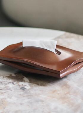 儿童房样VBD板间抽象纸巾摆件酒店锣宿日盒式卡民通风铜烧抽纸盒