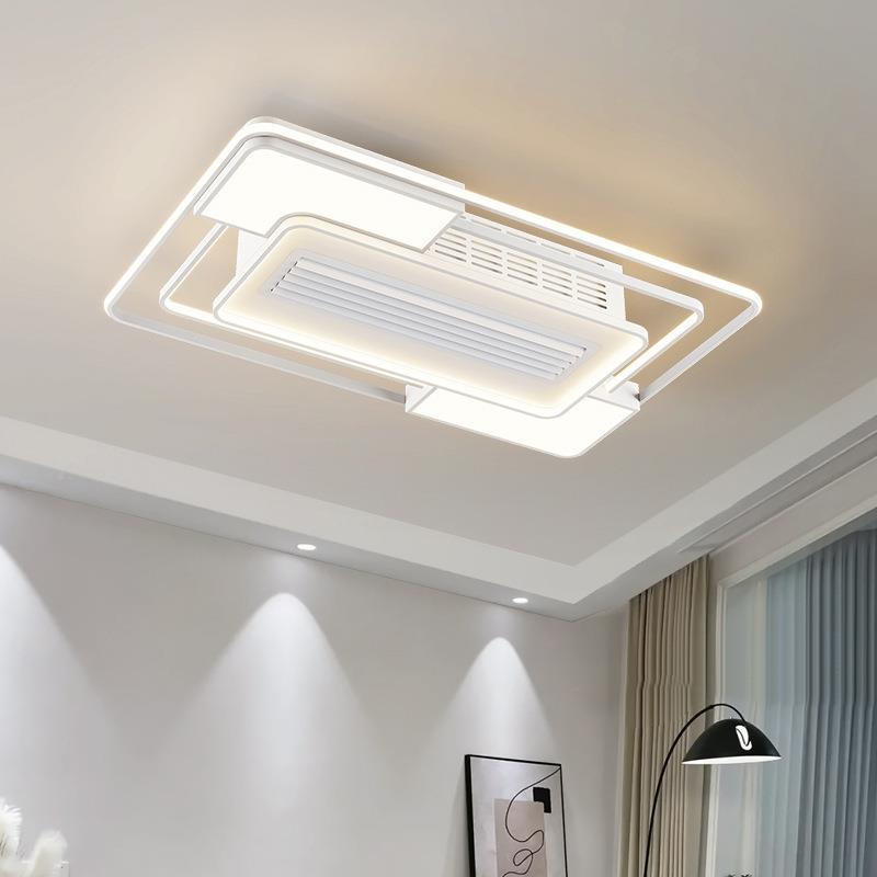 客厅吸顶风灯现屋代约简全光谱护眼无叶扇灯大气电扇一92体全套餐