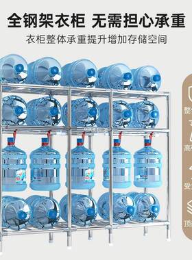 简易衣柜家用柜卧区室组收纳衣橱装布衣挂衣多全钢架钢管加FJO粗