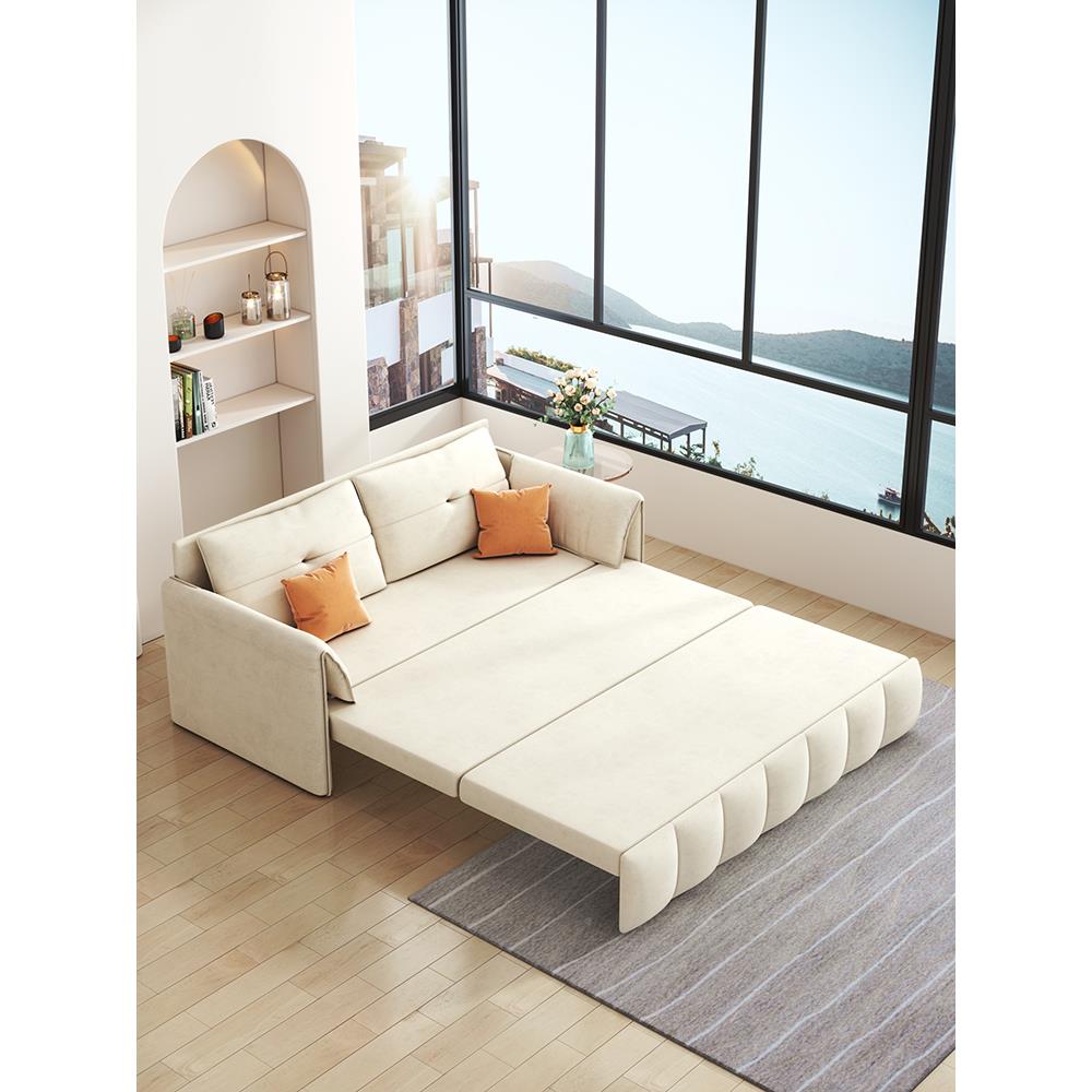 可折叠沙发两床用2205新款小户客型厅单双人伸缩BUY床多功能坐卧