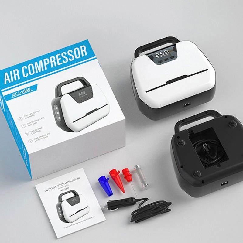 厂家便直销爆款车载充气气应泵742V电动携式急轮胎泵