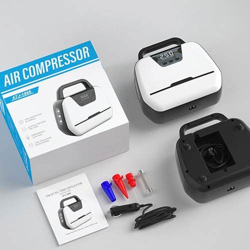 厂家便直销爆款车载充气气应泵742V电动携式急轮胎泵