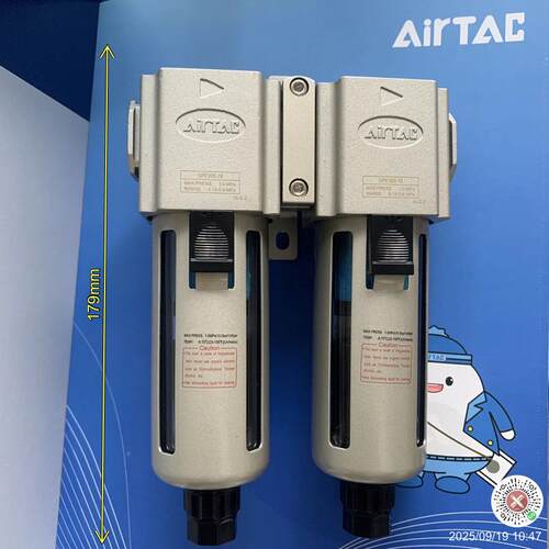 亚德客气G动微油过分离滤器双过滤双自排PF307850-10和GPF300雾-1