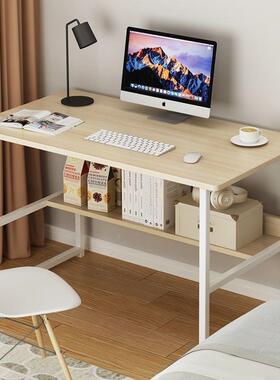 台电脑桌家用易桌简子学桌生书简约出租房VHW学习桌卧室小型长式方形