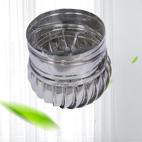 300201/30EFA4不锈钢风无球动力风屋帽室外通风器烟道型顶通风自