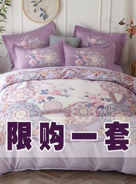 件套F6S559T床简单被加套厚磨毛床上四件套.约床四品