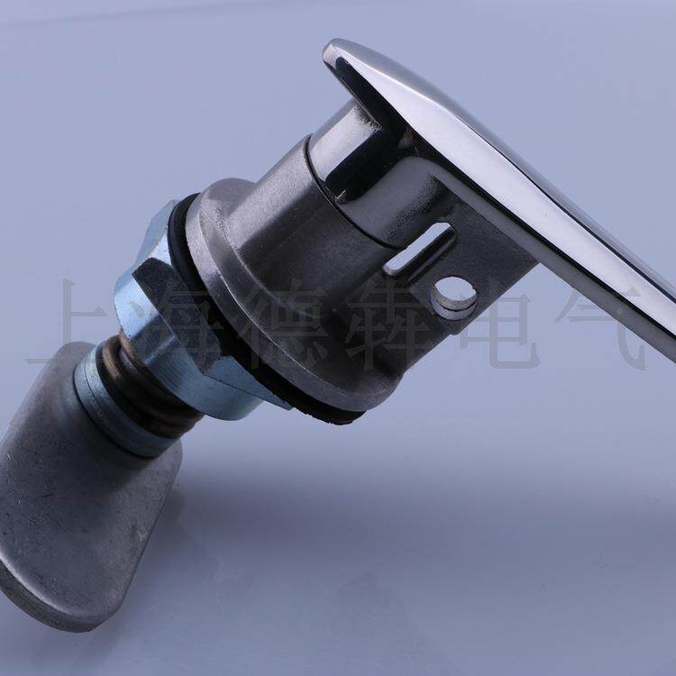 德柜犇HX锁024不锈开钢把手锁配电柜门锁工业机门HX024关柜门锁