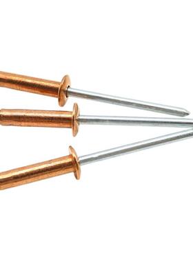 紫铜M抽芯铆钉口型圆SVD头铜拉帽钉开半圆头铜拉钉MM2.43.2M4.04.