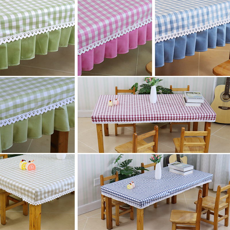 幼儿园桌布套布艺防油防水免洗桌子防滑学生课桌套罩画画桌罩桌布