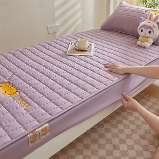 大学生宿舍床垫套90x190单人专用床笠加厚夹棉床套罩全包床单床罩