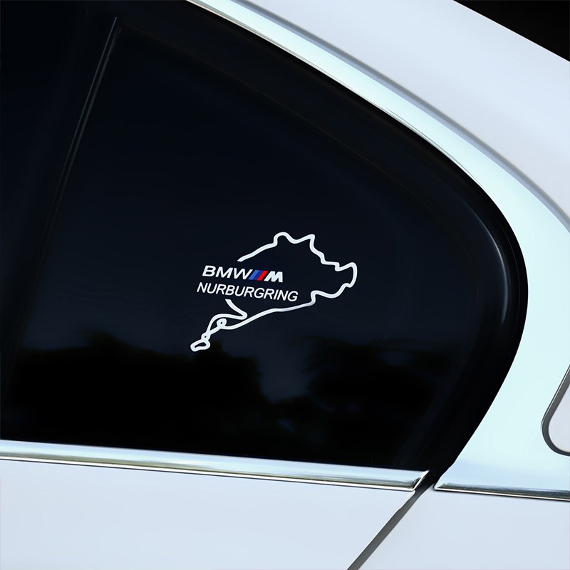 专用宝马后窗三角贴纸1系3系5系x1x5x3X2拉花贴纸侧窗车贴m标贴纸