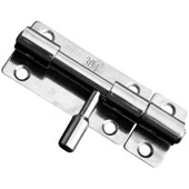 免打孔不锈钢304插销门栓门扣锁铝合金木门防盗加厚老式 门划门销