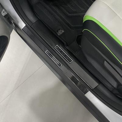 比亚迪海豚智驾EVDMI改装专用碳纤维迎宾踏板后护板内门槛条