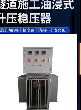 三相油浸式感应稳压器升流器隧道工地远距离输升压器TNSJA-300KVA
