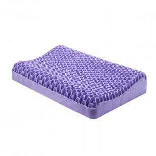 TPE记忆棉果胶枕头波浪形蜂窝透气枕芯可水洗儿童成人释压记忆枕