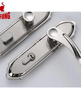 C5854SS/G欧式别墅门执手锁室内门锁房门锁双开实木门锁