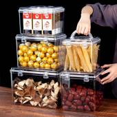 干货药材收茶盒海参虫皮草花胶叶陈透明PC海味店手纳提16密封箱防